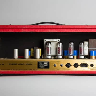 Marshall JMP Model 1959 Super Lead 100 Watt Mk II Tube Half Stack Amplifier (1977), ser. #SL-A 06765J. image 8