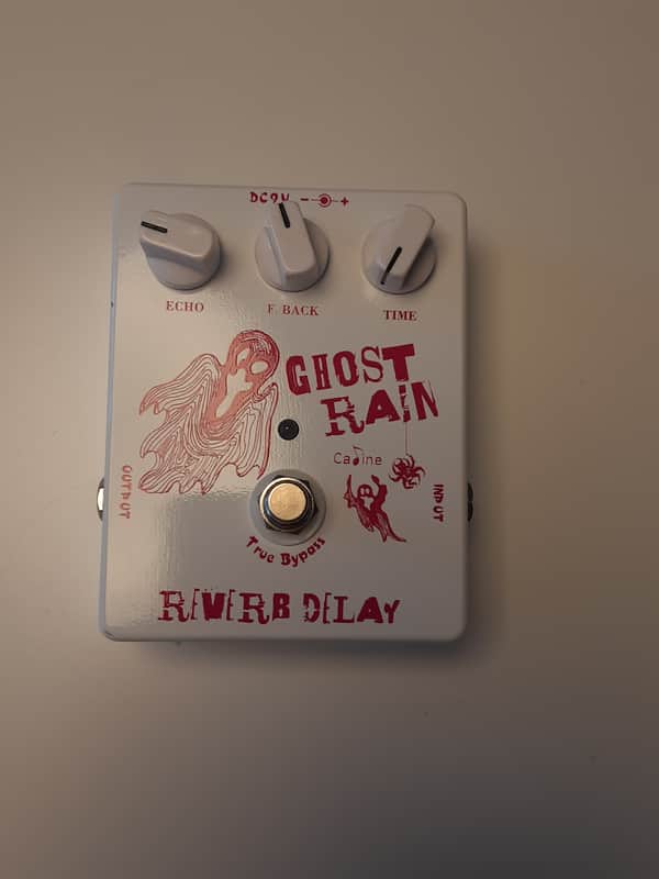 Caline CP-41 Ghost Rain Reverb/Delay 2010s - White/Pink image 1