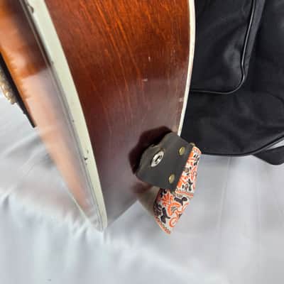 Harmony Barclay 1143 1970 - X-Brace, Neck Rest, Journey Piezo Pickup image 12