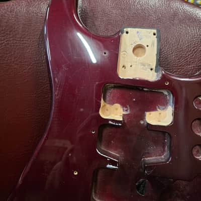 Fender Stratocaster Body Humbucker Neck Route Mexico 2001 image 8