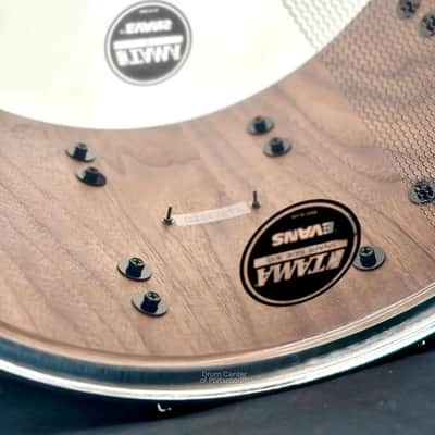 Tama Starclassic Walnut/Birch Snare Drum 14x8 Molten Blue Ice Fade image 4