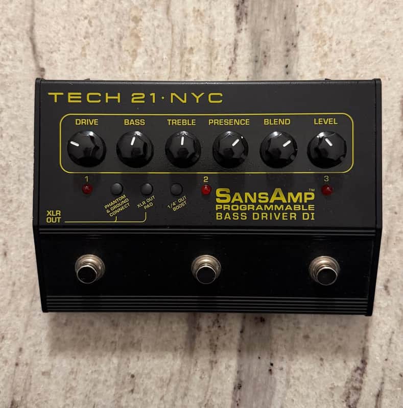 Tech 21 Sansamp Programmable Bass Driver