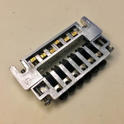 Schaller Wraparound bridge/ tailpiece for gibson Sg, les paul, firebird, etc. Original vintage  Chrome image 2