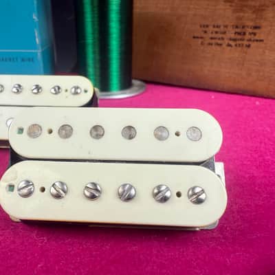 General Vintage Tone 1958 - 1959 Nos Wire Belden PAF Humbuckers Double porcelain  Celullose acetate CAB for les Paul ®️ SG ®️ - Double porcelain aged image 9