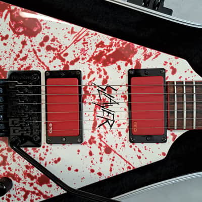 Schecter Signature Gary Holt V-1 FR 2014 2014 - Blood Splatter image 3