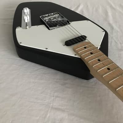 Electric Guitar - Black Fantomcaster - T-Style - Black Fantom 040 image 6