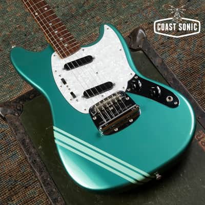 2006 Fender '69 Competition Mustang MG69-85CO Ocean Turquoise Metallic Matching Headstock CIJ Japan image 6
