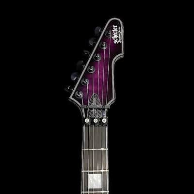 Schecter E-1 FR S Special Edition Electric Guitar - Trans Purple Burst image 4
