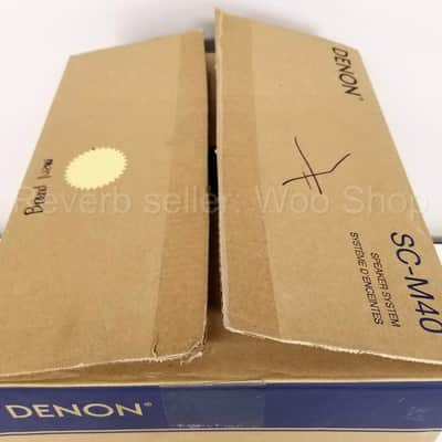 Denon SC-M40 Black Bookshelf Speakers, New in Open Box, RCD-M40 image 6
