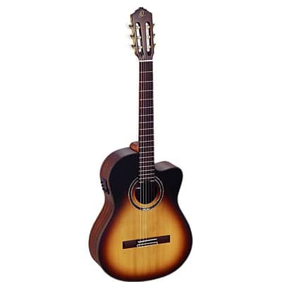 ORTEGA RCE158SN-TSB Elektro-Akustik-Gitarre 4/4 inkl. Gigbag sunburst image 1