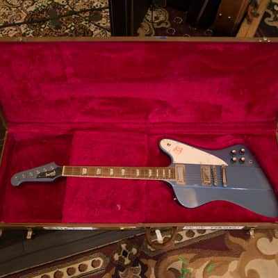 Gibson Firebird V Reissue Pelham Blue 2002 owned by Chris Shiflett image 9