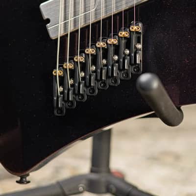 Ibanez Alpha A528 Multi-Scale 8-String Electric Guitar - Coral Mirage with Gig Bag image 9