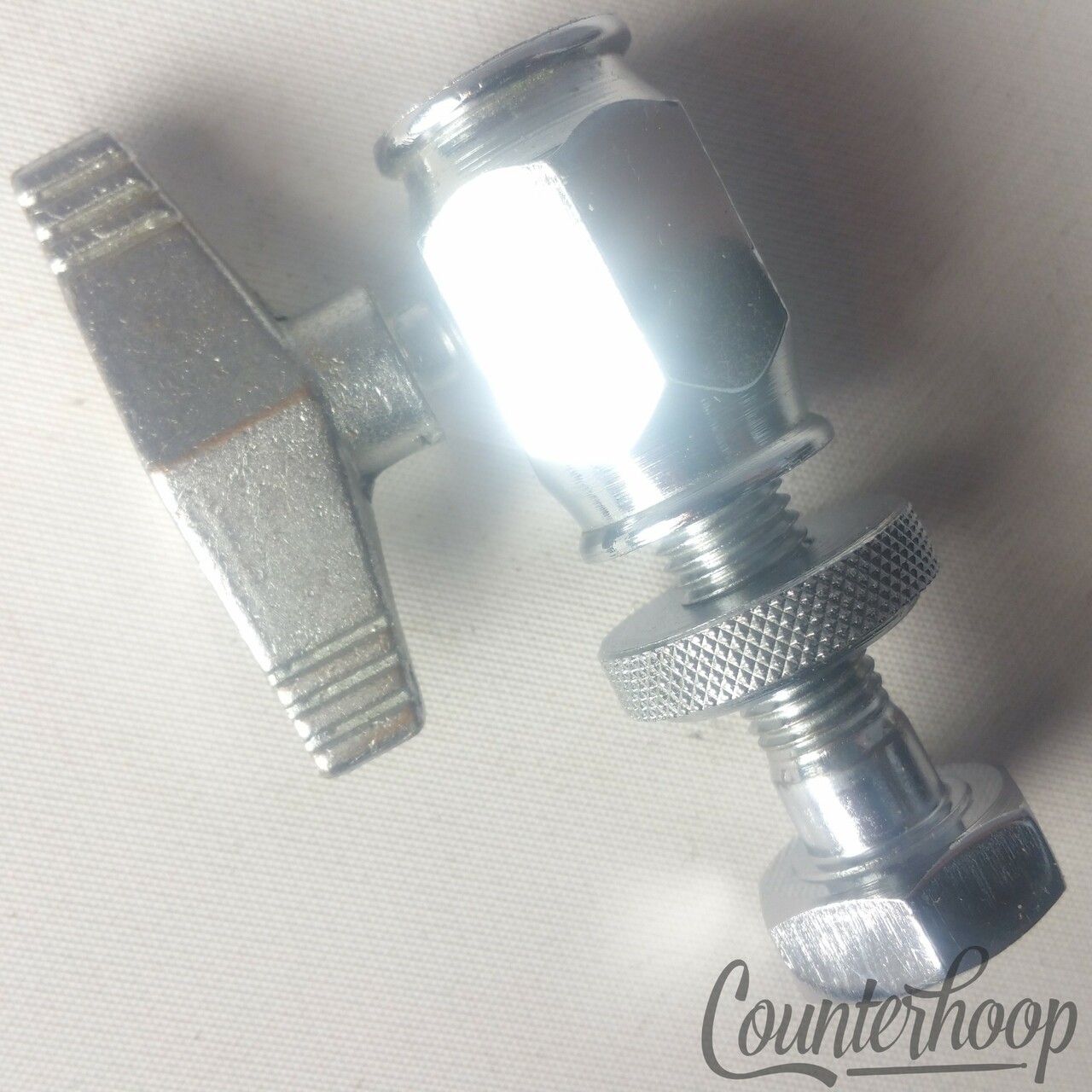 Pearl Hi-Hat Cymbal Stand Clutch Chrome Plating Mount Part Holder Japan — main photograph