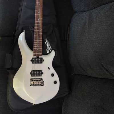 Sterling MAJ100X John Petrucci Signature Majesty 2018 - 2020 - Pearl White image 9