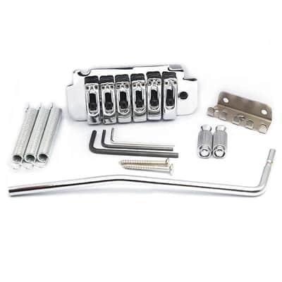 Chrome Guitar 2 Point Bridge Tremolo System Set image 1