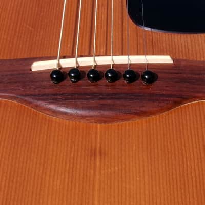 Yamaha FG-180 Red Label Jumbo Dreadnought 1971 - Natural + Hard Case image 22