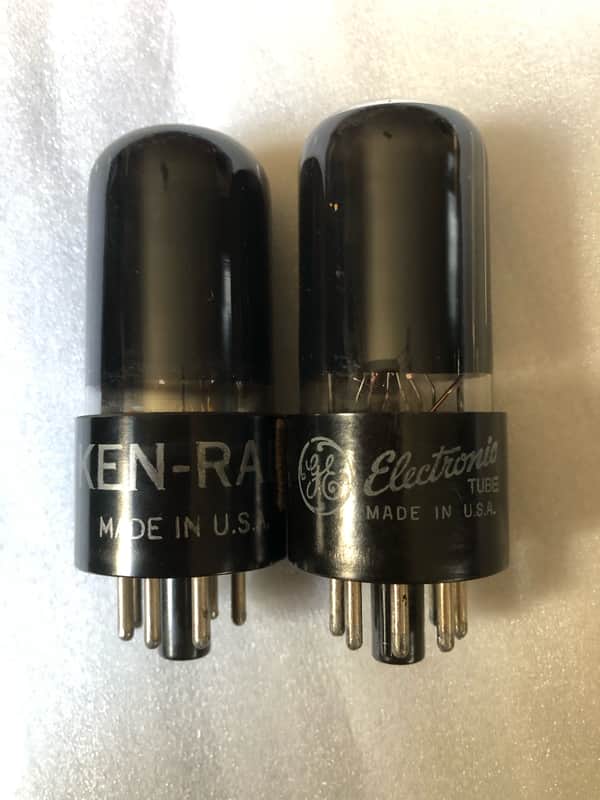 GE/KEN-RAD 6V6 GT NOS Matched Pair Octal Power Tubes USA Made! image 1