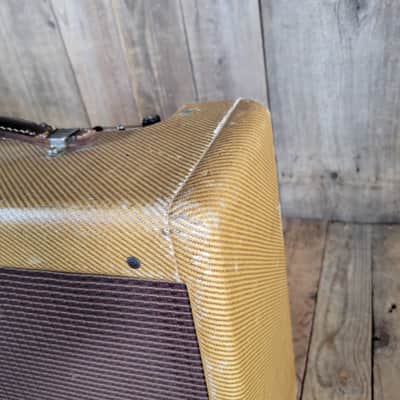 Fender Tweed Princeton 5F2 1956 Clean, 100% Original and it Works Great! - Tweed image 7