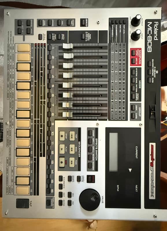 Roland MC-808 Groovebox 2010s - Silver image 1