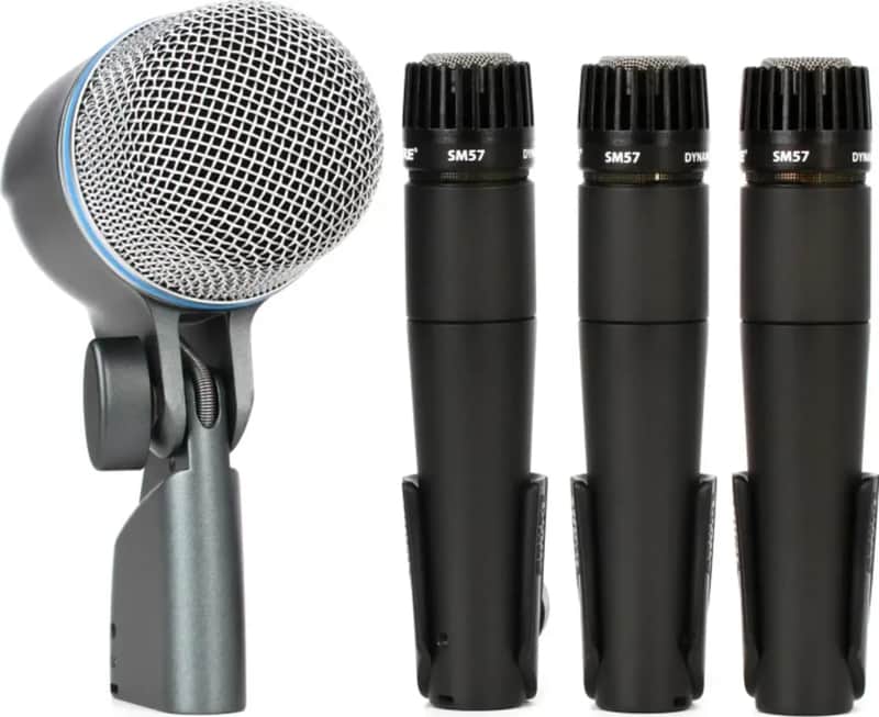 Shure DMK57-52 4-Piece Drum Microphone Pack image 1