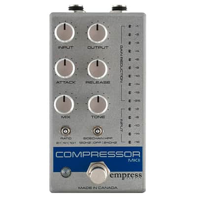 Empress Effects Compressor MKII Pedal, Silver Sparkle image 1