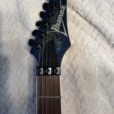 Ibanez S770-CZM Standard 2024 - Present - Cosmic Blue Frozen Matte image 3