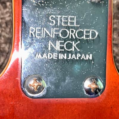 Vintage Toledo  Es 335 style semi hollow body electric guitar guitar made in japan 1970s Sunburst image 10