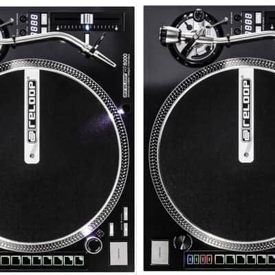 (2) Reloop RP-8000 - Twin Set of S-Shaped Arm Direct Drive Turntables / Authorized Dealer image 1