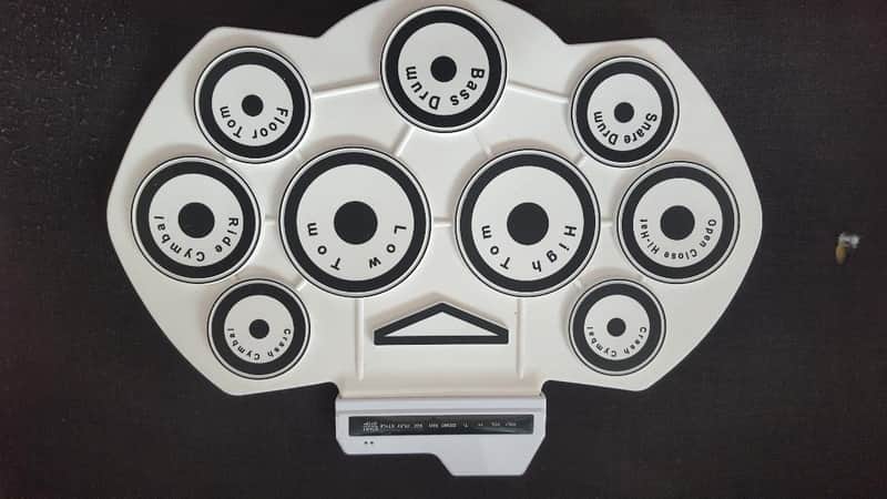 Portable Digital USB Drum set And Game 7 Pads Roll up Silicone Foot Pedal image 1