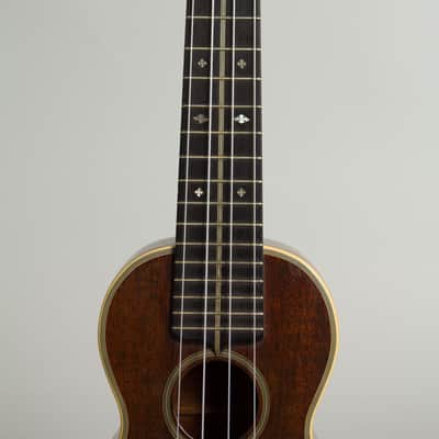 C. F. Martin Style 3 Soprano Ukulele, c. 1939, original black chipboard case. image 8