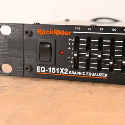 RackRider EQ-151X2 Dual-Channel 15-Band Graphic Equalizer CG01VT7 image 5