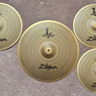 ✨ As-New Zildjian LV348 L80 Low Volume Cymbal Set (13/14/18") Buffed Bronze image 2