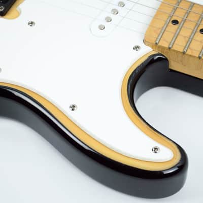 ONE of a KIND! Squier '51 Stratocaster/Telecaster/Precision Hybrid, Blonde/Black sides +CASE image 12