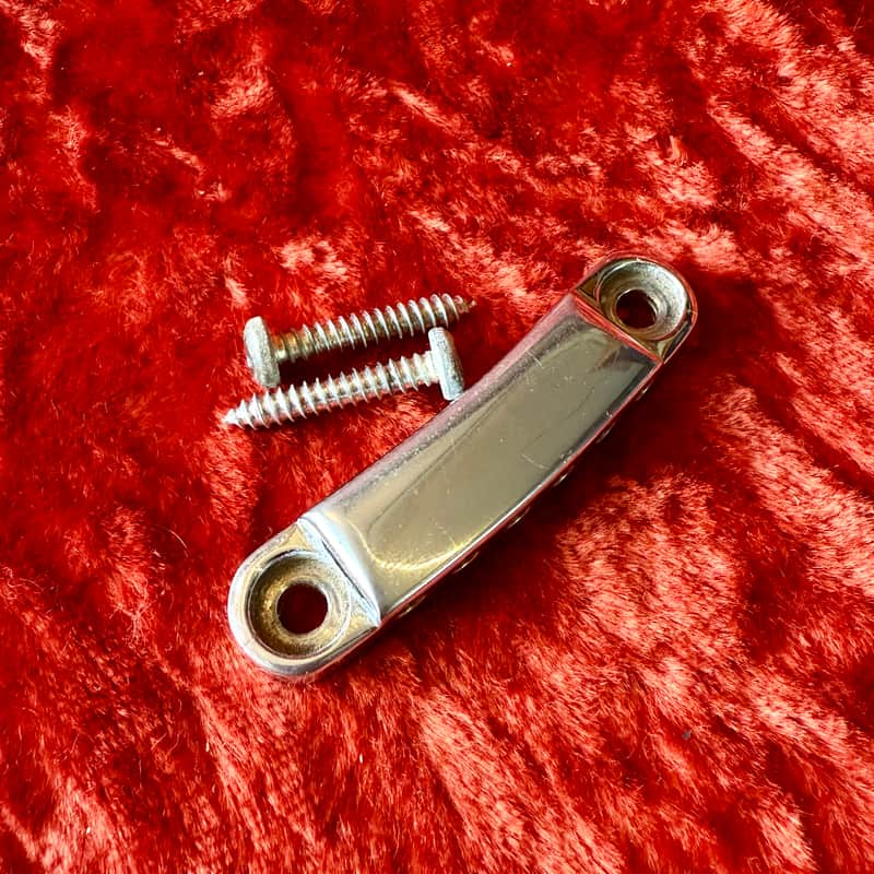 1970 Hagstrom Swede stop tailpiece Chrome
