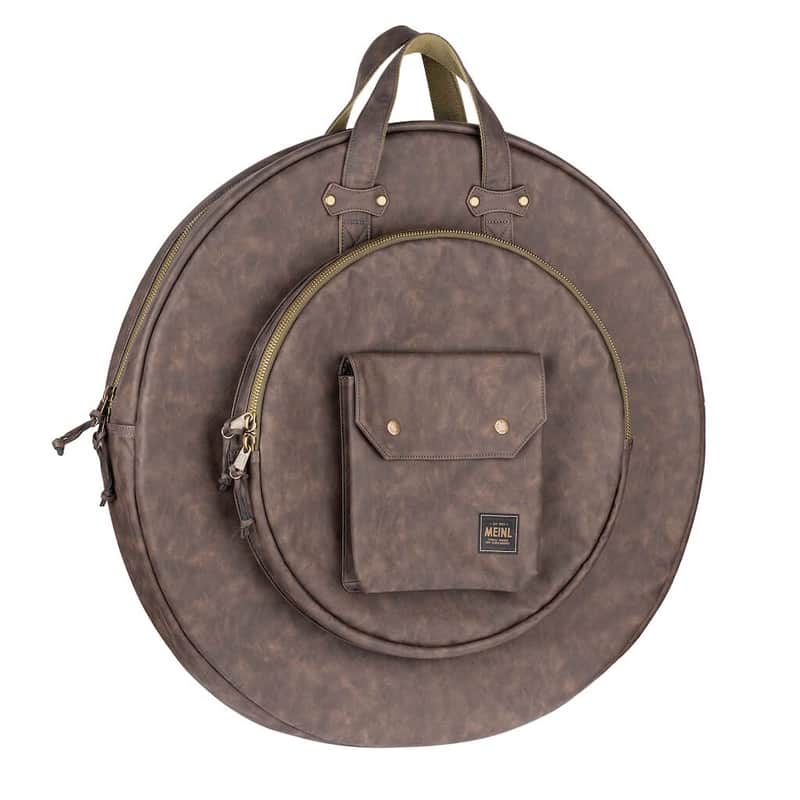 Meinl Vintage Hyde Cymbal Bag 22" Dark Brown image 1
