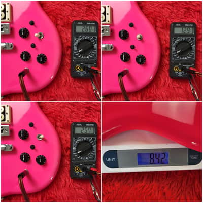 1980's Kawai F-V (F-I Jr) - Neon Pink "Cherry" Fruits Color Series - All Original With Original Hardcase - Made in Japan MIJ image 24