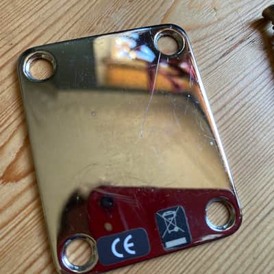 Fender Telecaster Guitar Neckplate 2005 Mexico Mexican MIM image 2