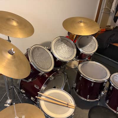 Tama Imperialstar 1970s-80s - Dark Cherry Red image 7