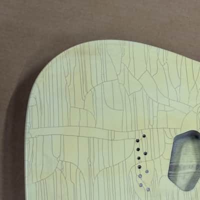 2162g Kohlin Guitars T-Type Roasted Pine replacement body Aged Nitro Relic Butterscotch Made in Sweden fits Fender Telecaster necks image 2