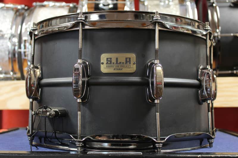Immagine Tama 8x14 Sound Lab Project Big Black Steel Snare Drum - 1