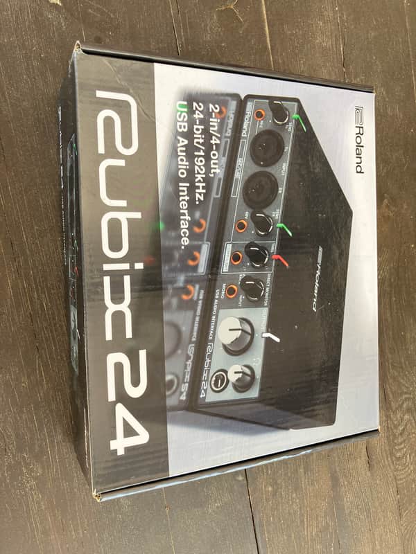 Roland Rubix 24 2x4 USB Audio Interface Black - Like New image 1