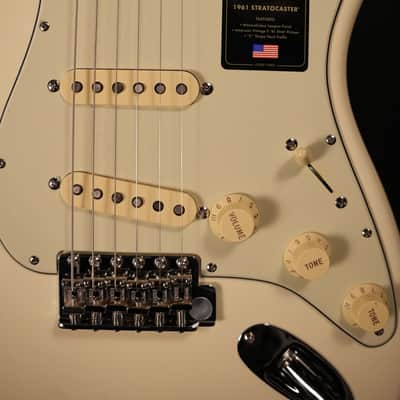 Fender American Vintage II 1961 Stratocaster Olympic White 2024 - Olympic White image 6