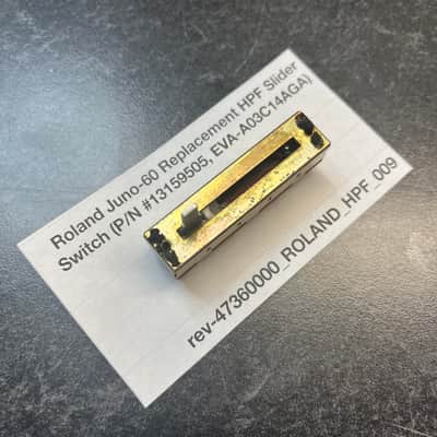 ORIGINAL Roland Juno-60 Replacement HPF Slider Switch (13159505) for Juno-60