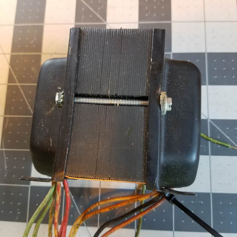 Triwec 12676 VM Power Transformer 360-0-360 / 6.3 / 5V Tested 6L6 5Y3 Tube Amp Vintage 1962 Black Ir image 1