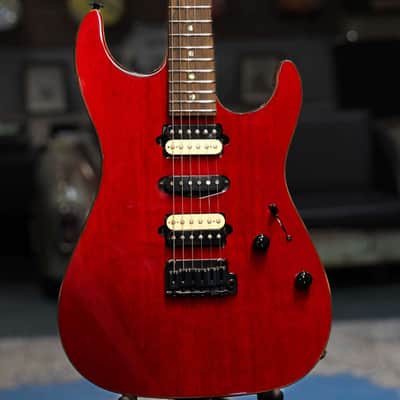 REDUCED! Suhr Standard White Limba HSH Trans Red 64215 image 9
