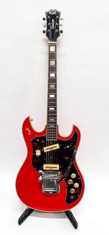 KENT Model 740 - 1960s Vintage Electric Guitar - Red | Reverb