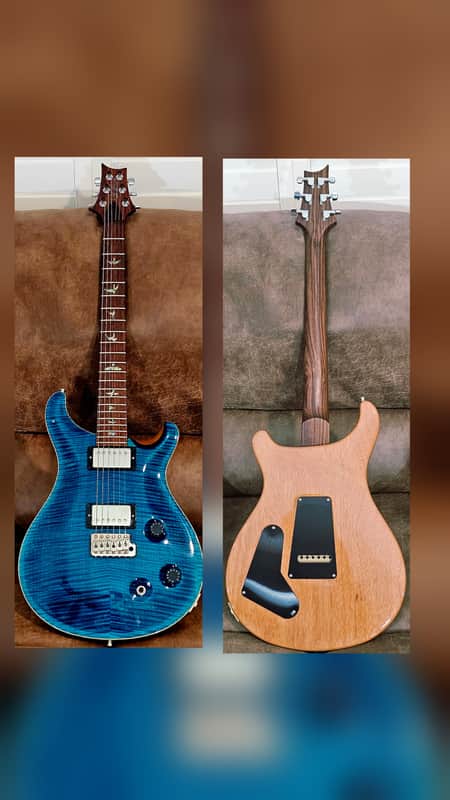 PRS (Mint)  Custom 22 Artist Grade 🎨  2007 - Blue Mateo image 1