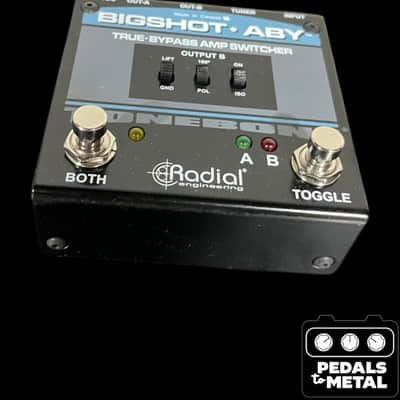 Radial Bigshot ABY True-Bypass Amp Switcher V2 2010s - Black/Blue - X16821 image 3