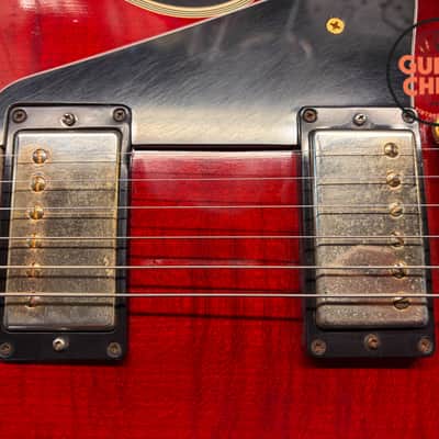 2015 Gibson Custom Shop Les Paul Custom Figured Trans Red w/ OHSC & COA image 13