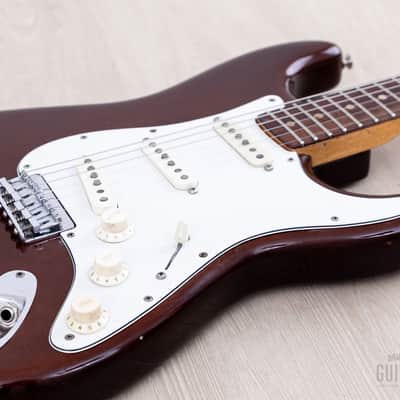 1973 Fender Stratocaster Hardtail Vintage Guitar Mocha w/ Case image 6